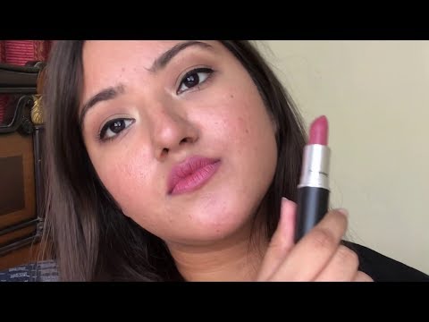 Video: MAC Mehr Lipstick Review, Swatch, Look