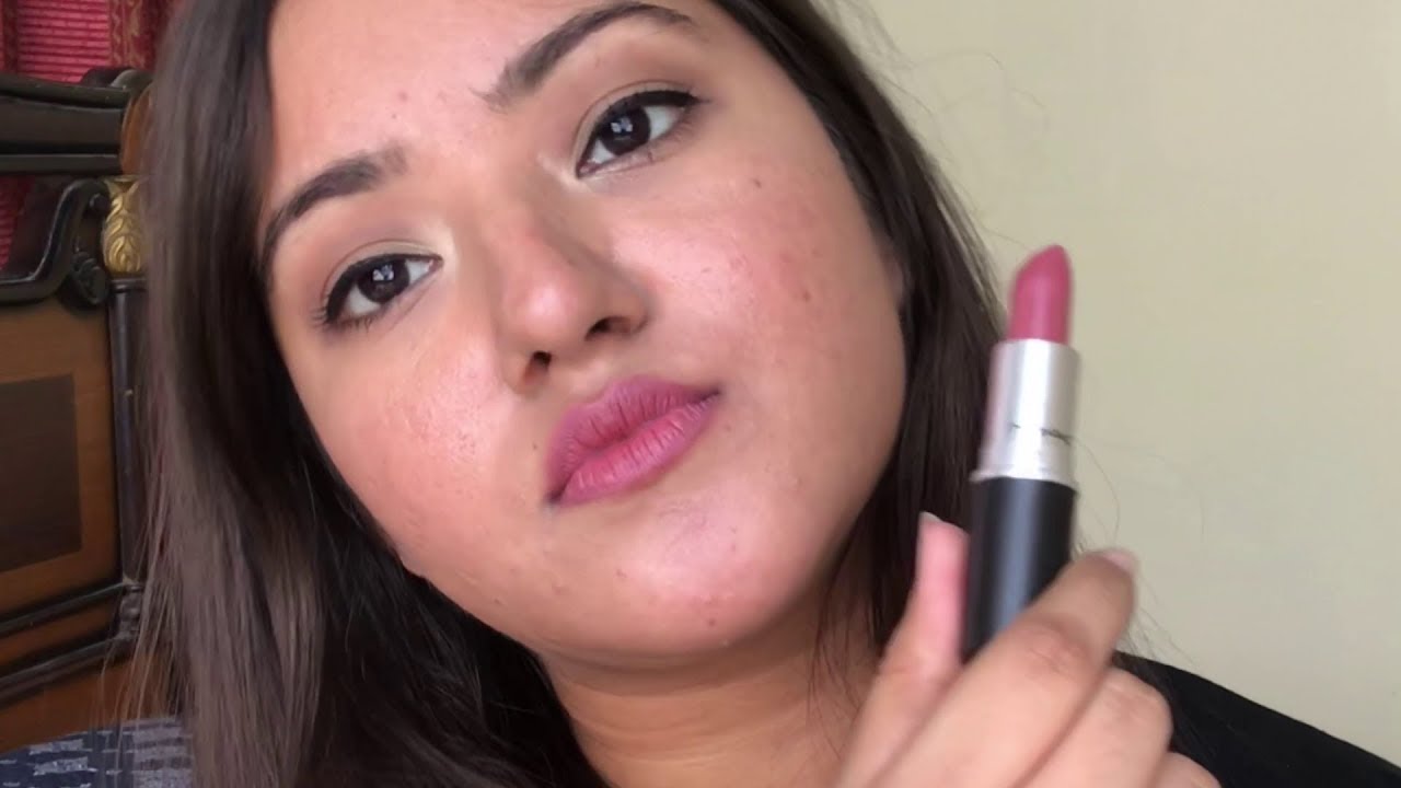 Accidentally Swatched Mehr Mac Mocha Nude Lipstick For Medium Deep Skin Review And Swatch Youtube