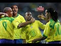 Brazil Golden Generation Show (Ronaldo Ronaldinho Adriano) At Robinho Debut With The National Team