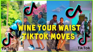 wine your waist 🔥🔥🔥🔥😘😘 cute TikTok moves compilations ll #dancehall #trendingdance