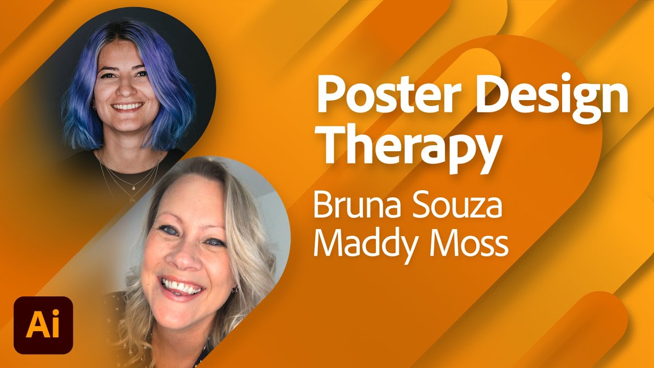 Poster Design Therapy with Bruna Souza and Maddy Moss | Adobe Live ...