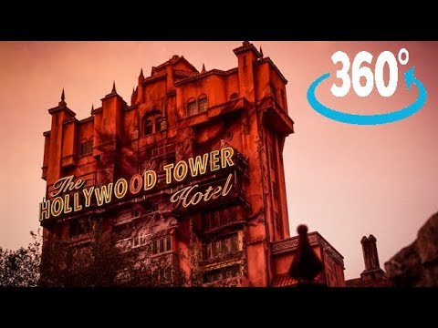 360º Ride on The Twilight Zone Tower of Terror at Disney&#039;s Hollywood Studios