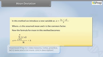 Mean Deviation VI | Statistics | Math | Class 11th | iPrep