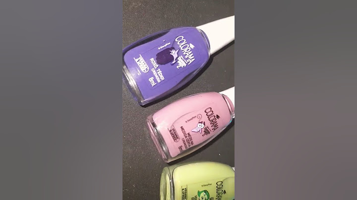 esmaltes colorama  divertidamente #colorama @fazendoletras