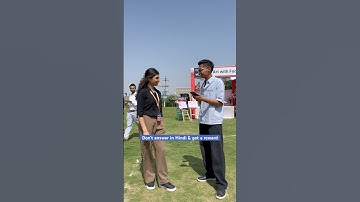 Rate her English out of 10😼 #voxpop #vadodara #paruluniversity #genz