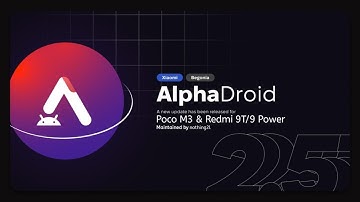 AlphaDroid 2.6.1 [Android 14] for Redmi 9T and Poco M3