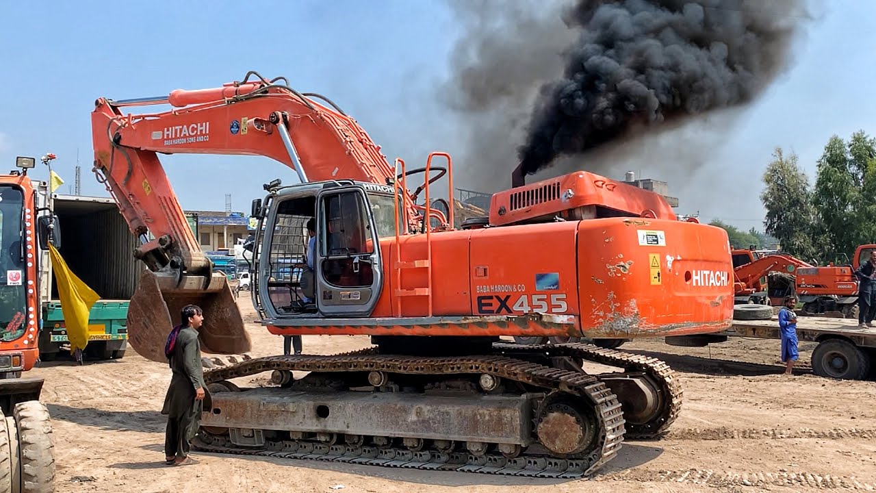Repairing 6-Cylinder Engine in Local Workshop  Hitachi Excavator Engine Repairing and Restoration