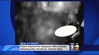 Police 3 Sought For Kicking Man Sleeping On Bronx Church Steps