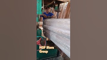 Amazing belah kayu jumbo buat papan deking kayu jati perhutani Blora #trendingvideo #shorts#kayujati