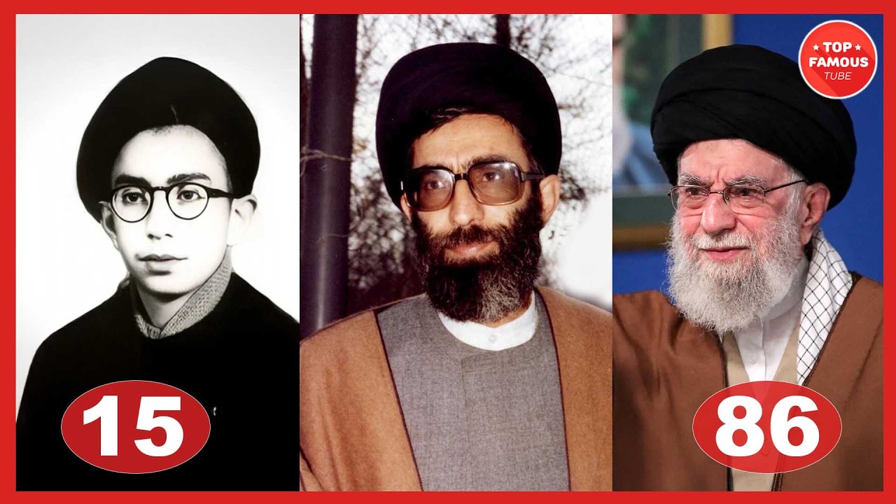Ali Khamenei ⭐ Iran’s Supreme Leader ⭐ Transformation From Teenage to 86 Years Old