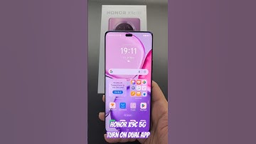 HONOR X9C 5G Turn on Dual App
