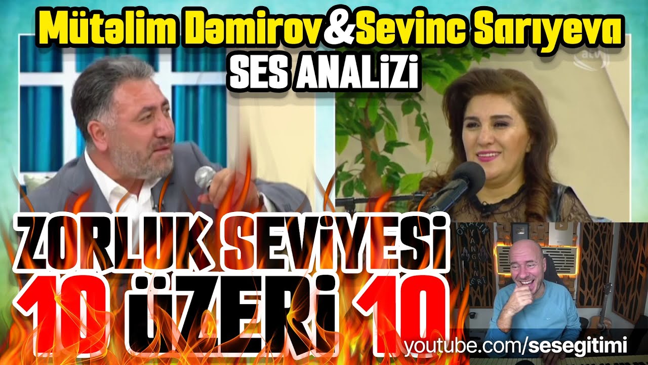 ZORLUK SEVİYESİ 10 ÜZERİ 10 ! Mütəlim Dəmirov və Sevinc Sarıyeva Ses Analizi