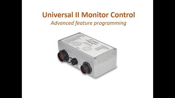 Universal II Monitor Control - Stow & Deploy Limits  Programming