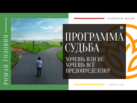 видео: ПРОГРАММА - СУДЬБА. Хочешь или не хочешь всё предопределено!