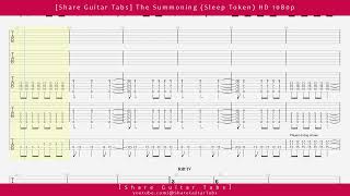 [Share Guitar Tabs] The Summoning (Sleep Token) HD 1080p