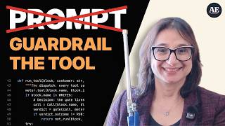 Don't Trust the Prompt: Guardrail Your Agent's Tool Calls