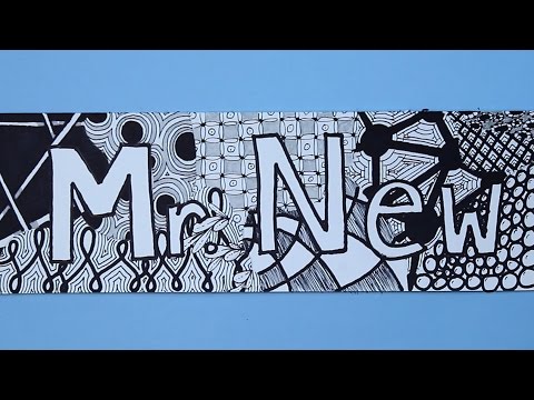 Video: Ano Ang Doodling At Zentangle?