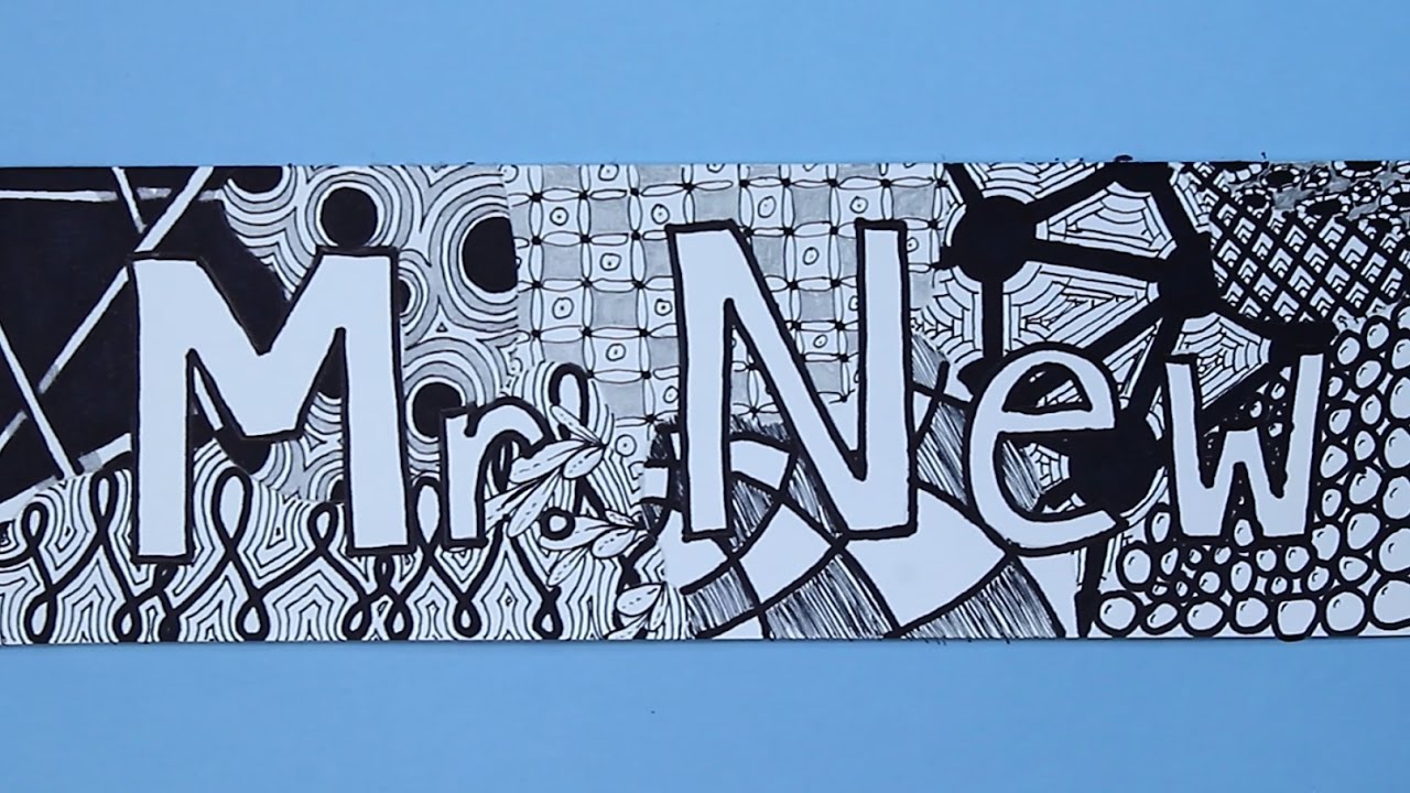 Zentangles Names