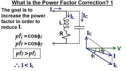 Electrical Engineering: Ch 12 AC Power (48 of 58) What is the Power Factor Correction? 1