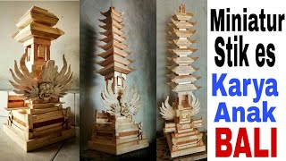 76 Gambar Rumah Adat Minang Dari Stik Es Cream Terbaik