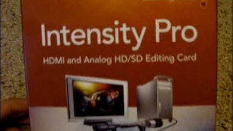 How to set up Black Magic Intensity Pro Capture Card Part 1 (OLD TUTORIAL)