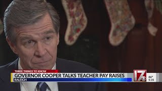 Gov. Cooper talks teacher pay raises