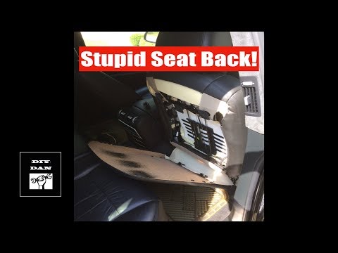 How To Repair A Porsche Cayenne Seat Back