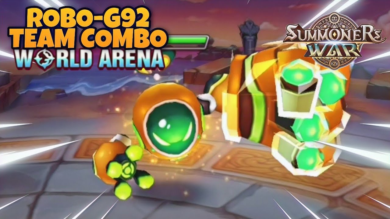Robo-G92 Team Combo in World Arena - Summoners War