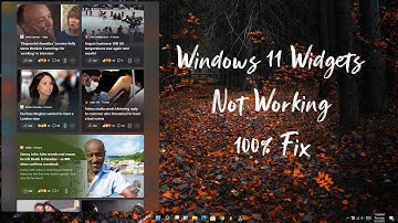Windows 11 Widgets Not Working (FIXED)| Windows 11 Widgets Not Showing | 100% Fix