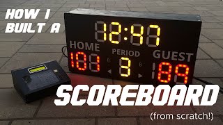 How I Built My Own Basketball Scoreboard (From Scratch!)