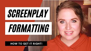 HOW TO FORMAT A SCREENPLAY | Five Elements You Need To Know + BONUSES! | Screenwriting For Novelists