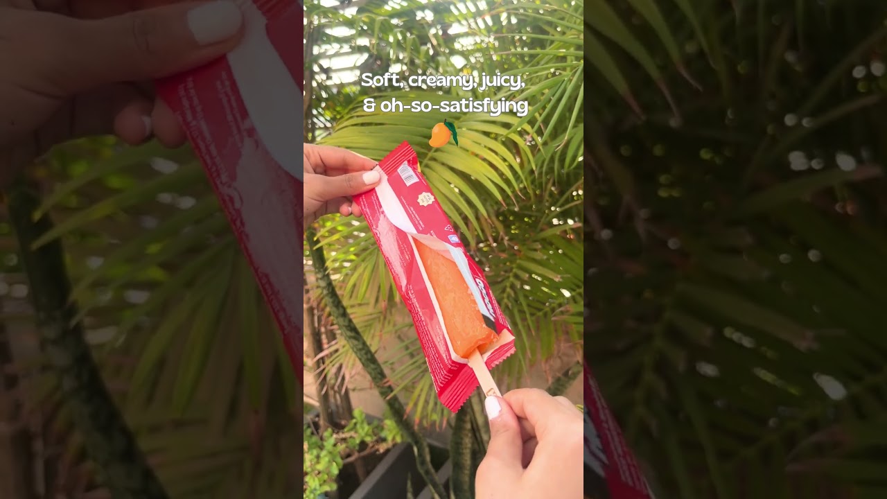 Mango Dolly ASMR | The Crunch, The Cream, The Chill 🍦🎧 | HOCCO Ice cream  