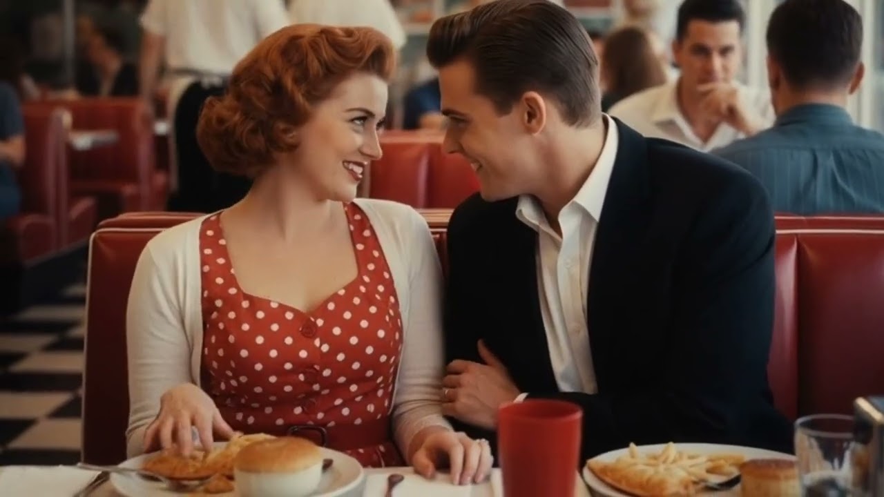 AI 1950s Rockabilly Chrome and Cherry Cola