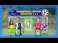 CHAMPIONS LEAGUE 1 vs 1 COM DRIBLES ÉPICOS! DESAFIOS DE FUTEBOL UEFA 2019/20 ‹ Rikinho ›