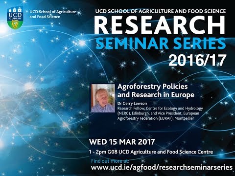 "Agroforestry Research in Europe" by Gerry Lawson