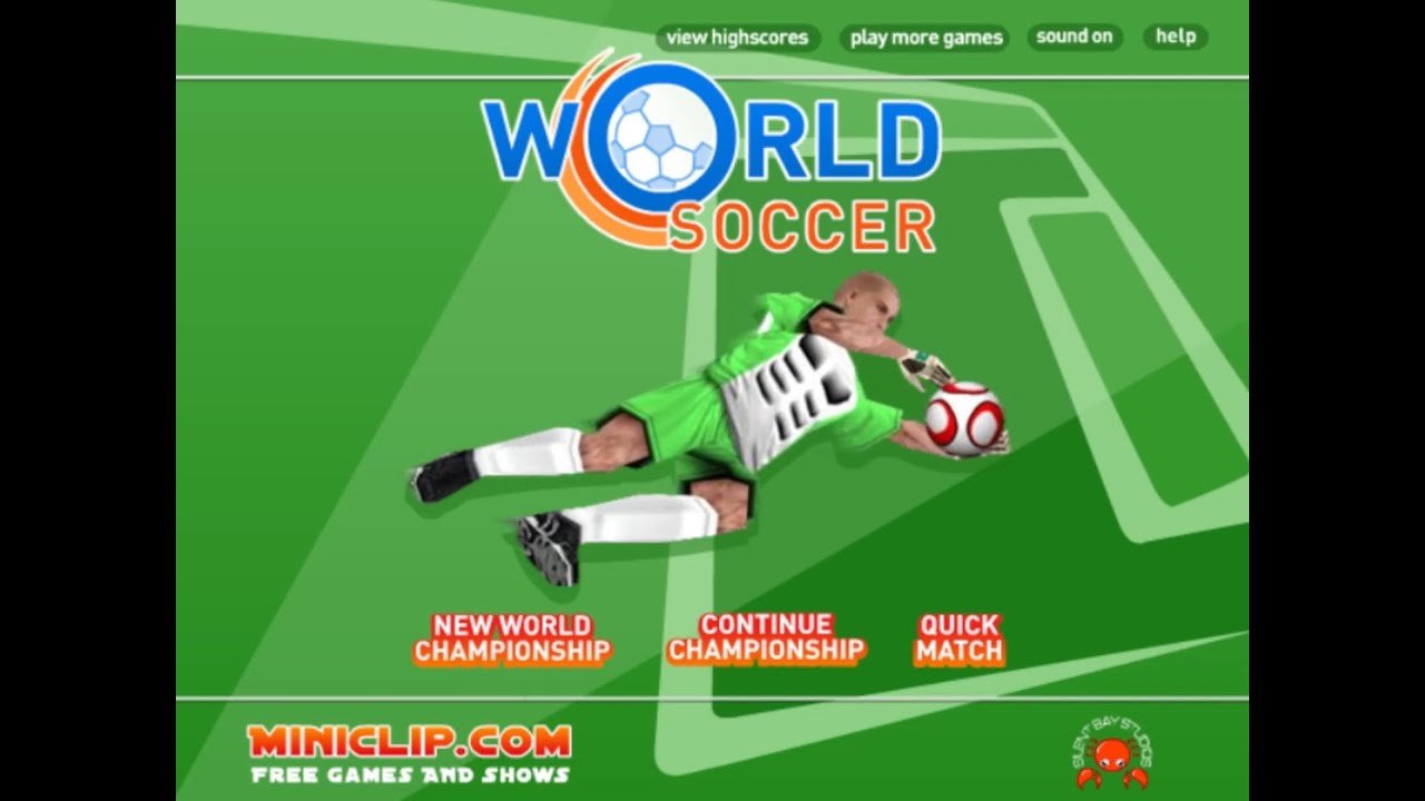 World Soccer Gameplay | Old Flash Game (World Cup Gameplay)
