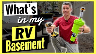 RV Under Storage Ideas, Organization & Tools for Full Timing