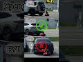 Automatic braking system challenge between Takevs Xpeng vs BYD I didn't expect the best one to come