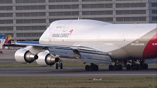 Asiana Airlines Cargo | Boeing 747 Landing At Brussels Airport Asiana Airlines Cargo | Boeing 747 Landing At Brussels Airport