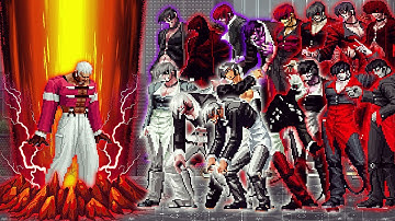[KOF Mugen] D. Yashiro Rhythm Vs 16 Ultimate Iori Yagami Team