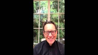 Richard E Grant wishes Blind Veterans UK a happy 100th birthday
