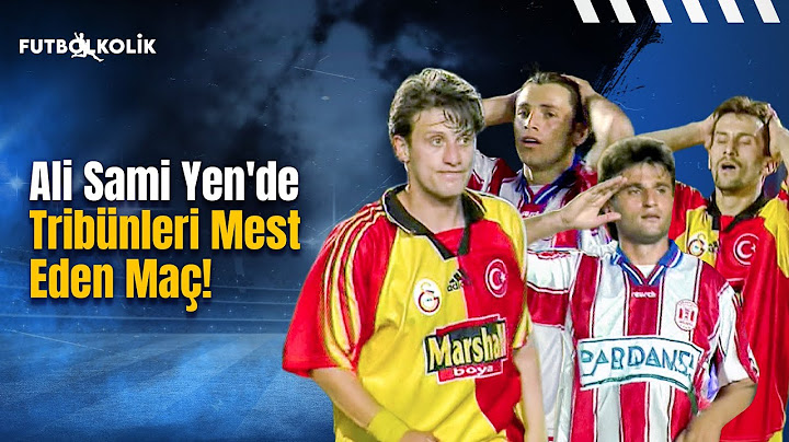 Galatasaray-Çanakkale Dardanelspor 1998-99 Sezonu | Ali Sami Yen'de Tribünleri Mest Eden Maç!