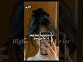 high Bun hairstyle for lazy girl's must try #subscribe #1million #shortvideo #hairstyle #fypシ゚viral