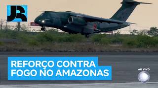AM: aviões cargueiros da Força Aérea reforçam combate aos incêndios