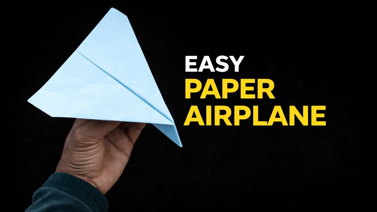 Easy Paper Airplane ✈️ | Sirf 1 Paper Se Banaye Best Paper Plane | Long Fly 😱✈️