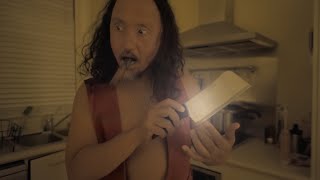 Intruder Wields Large Knife Death 2024 Clip