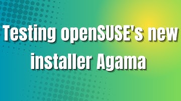 Testing openSUSE