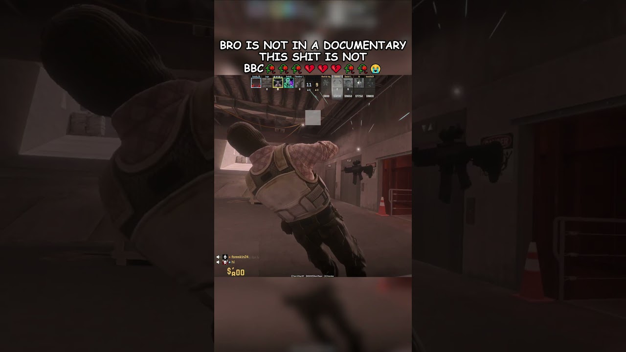 bro is not in a documentary  