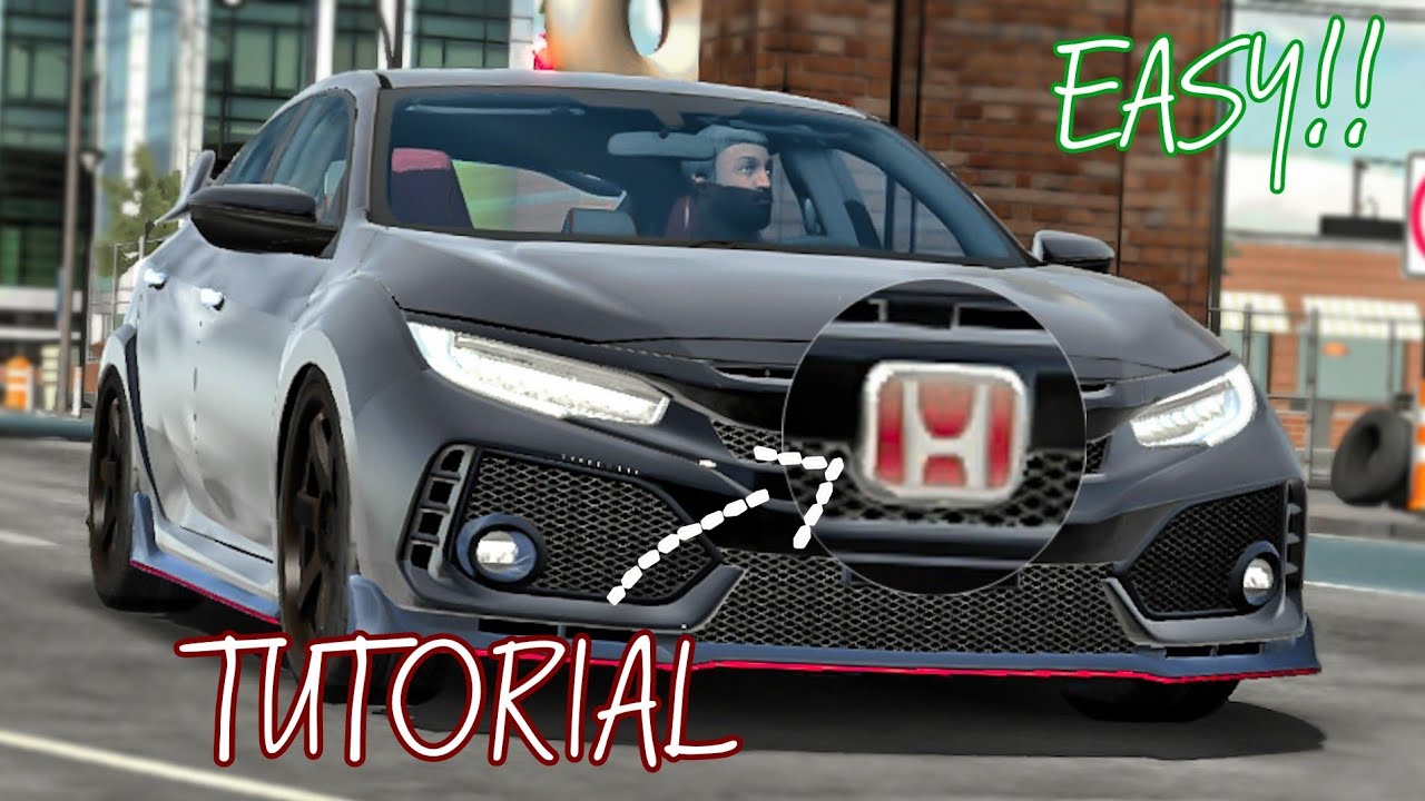 How to Make Honda Logo | Car Parking Multiplayer
