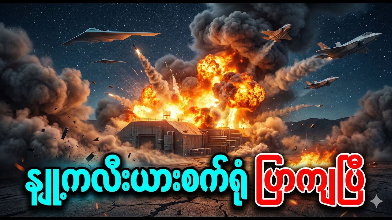 အီရန်ကို အမြစ်ပြတ်ချေမှုန်းမည့် အမေရိကန်နှင့် အစ္စရေး၏ လေကြောင်းစစ်ဆင်ရေးကြီး